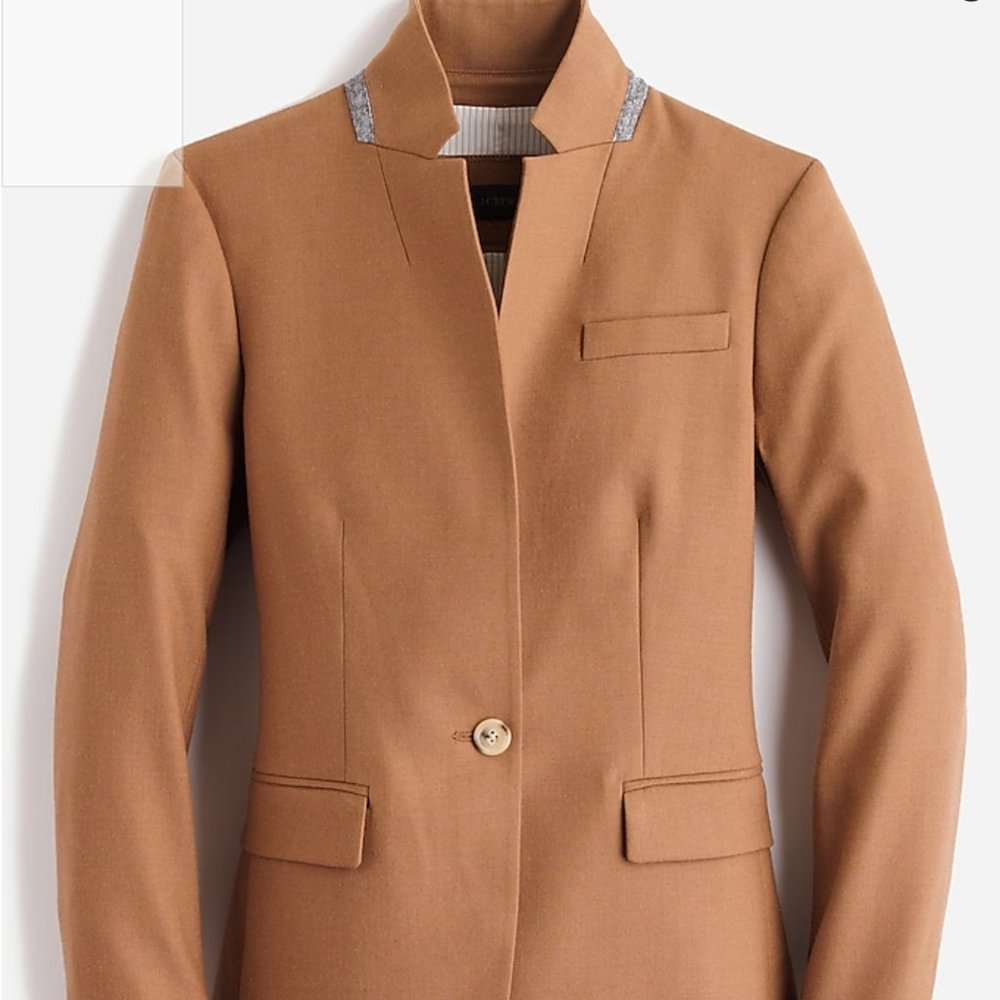 J. Crew Regents Blazer in Camel (Sz 8P)